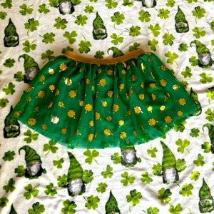 Shamrock Tutu green & gold size M juniors